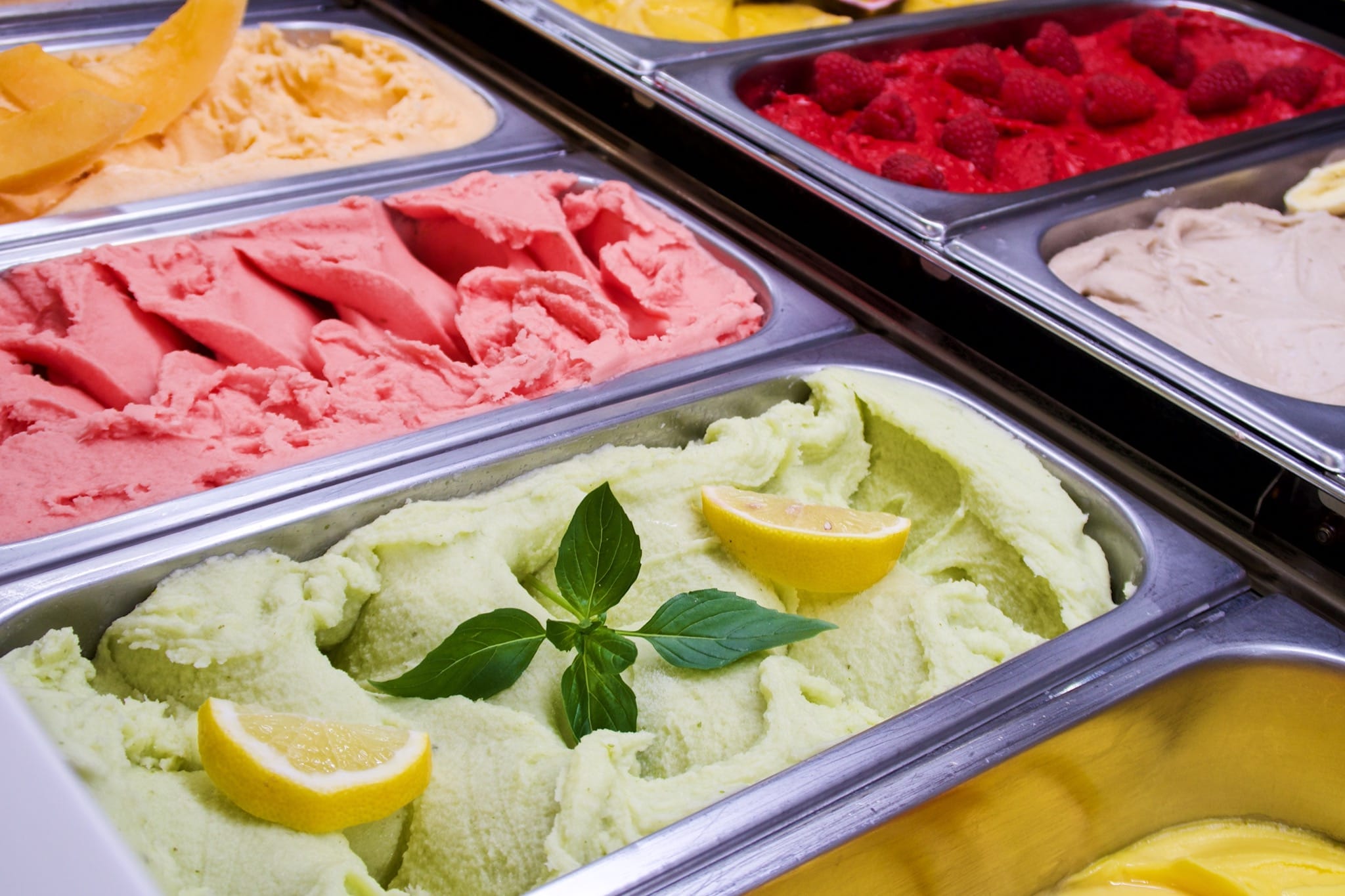 Nos crèmes et sorbets -
